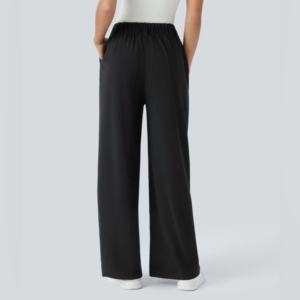Halara Flex™ High Waisted Wide Leg Waffle Work Pants - size large - Picture 2 of 10